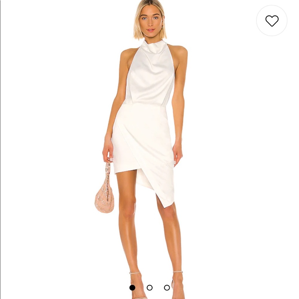 Camo Asymmetric Satin Cocktail Dress
ELLIATT